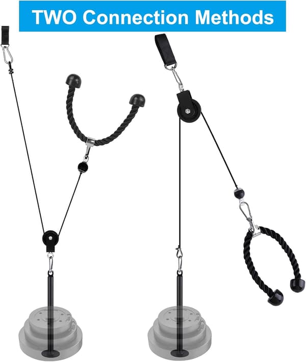Rebtræk Styrketræning LAT Pulldown Maskinsystem Kit Rebtræk Høj Triceps Arm Styrketræning