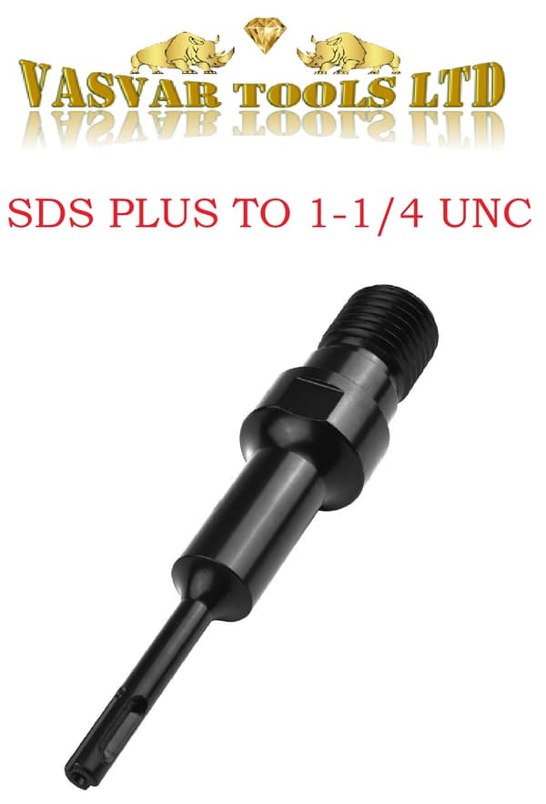 DHL 1 1/4\" UNC SDS Plus -adapteri timanttiporaukseen