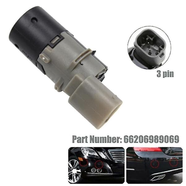 4 stk. parkeringssensor for rygging til bil for E39 E46 E53 E60 E61 E63 E64 E65 E66 E83 66206989069 662