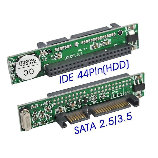 IDE - SATA 2.5 tuuman IDE Naaras 40-nastainen portti - 2.5 Sata Naaras 1.5Gbs Sarja-adapterimuunnin Tuki ATA 133 100 HDD CD DVD