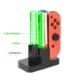 DOBE Opladningsdock Kompatibel med Switch til Joy Con & OLED Model Controller med Lampepost LED Indikation TNS-875