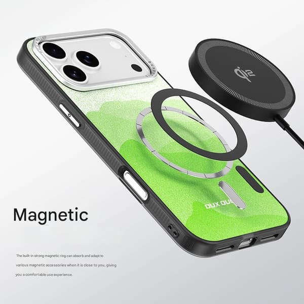 Militær-Grade Stødsikkert iPhone Cover til iPhone 17 Serien - Robust og Holdbart Cover med Stilfuldt Geometrisk Design Dark-patterned character set iPhone 17 Pro Max