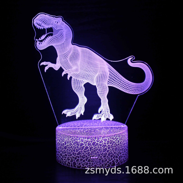 3d Dinosaur Led Night Light Different Pattern And 7 Color With Remote Control Best Gift For Kids Girls Boys 2442