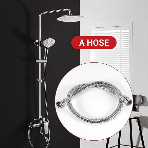 80 cm Flexibel Duschslang i Rostfritt Stål för Badrum