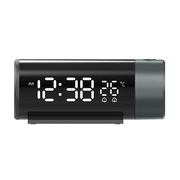 Projektionsväckarklocka med roterbar projektor LED-display