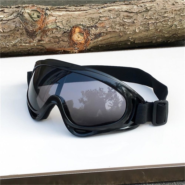 Lbq Full-piece Goggles Sport Outdoor Ski Ride Goggles Vintage Motorcycle Leather Cruiser Folding Goggles Solbriller Eyewear A