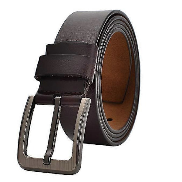 Äkta Läderbälte Herr 140 150 160 170cm Stor Storlek Lyxiga Designerbälten Herr Äkta Läder Hög Kvalitet Midjebälte 160cm black