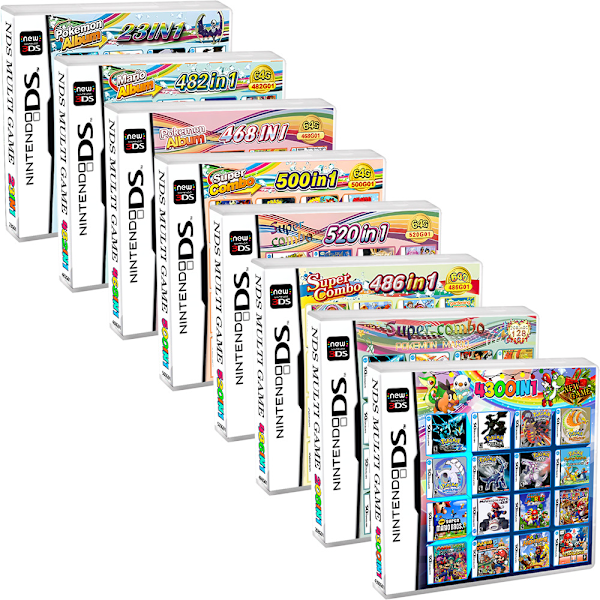 NDS-spelkort DS Amerikansk version Europeisk version spel allt-i-ett V2 ny version NDS-spelkort förpackat
