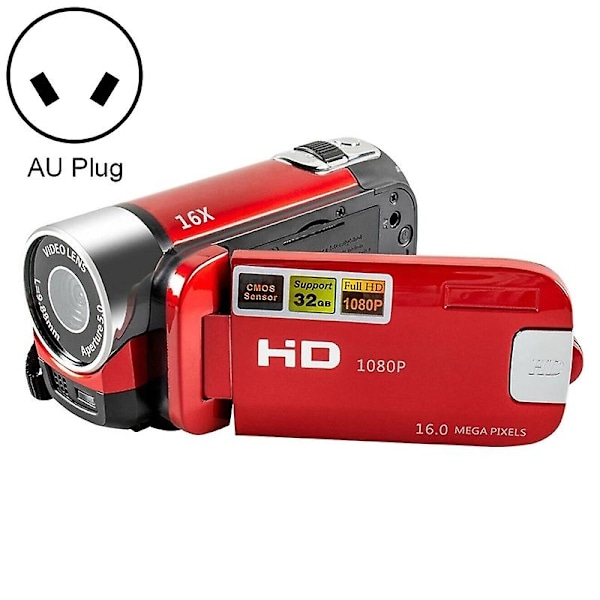 16X Digitaalinen Zoom HD 16 Miljoonan Pikselin DV-kamera Koti- ja Matkakäyttöön Black
