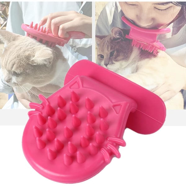 Kattborste Hårborttagning Grooming, Mjuk Massage Kattungeborste, Slickar Katten Som Mamma för Komfort, Överraskningspresent till Husdjur