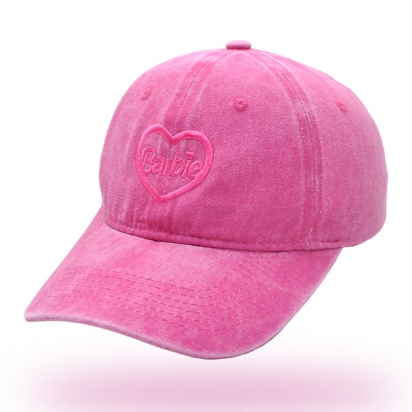Sommar Barbie Baseball Cap Mode Vuxna Flickor Pojkar Justerbar Pink