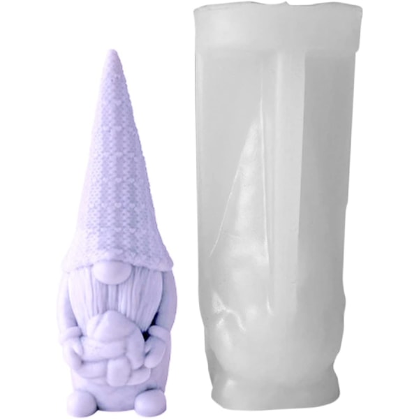 Valentine Silikon Gnome Form Epoxi Dvärg Gips Form Gnome E