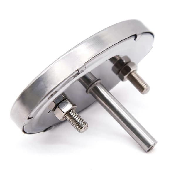 Nexgrill erstatningstermometer for grill, rustfritt stål, 7,5 x 4,8 cm