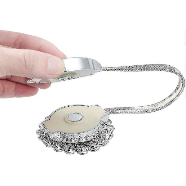 2 kpl Magneettiset Verhotarrat, Kimaltavat Kristalli Kukat Verhotarrat