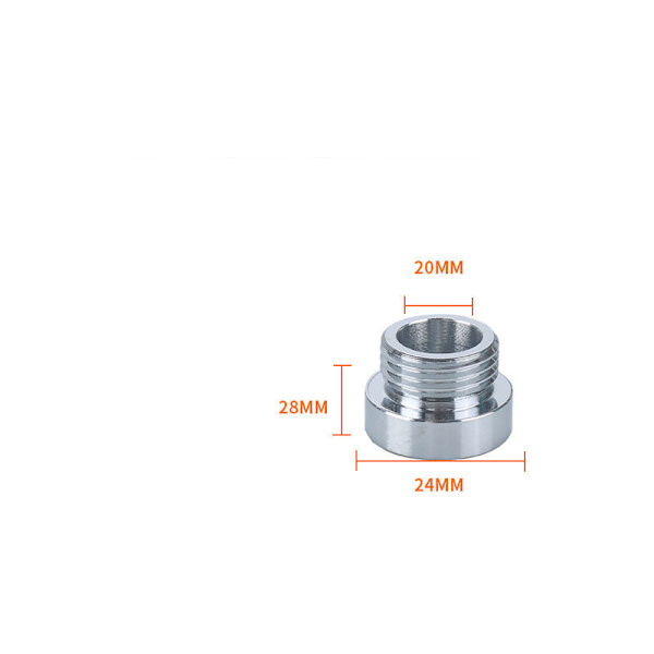 Forkromede haneadaptere 3/4\" x 1/2\" – Reduktionsnippel – 2 stk. – Forkromet messing til vandinstallationer
