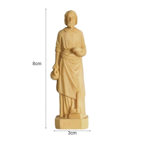 Saint Joseph Staty Snickare Josef Hus Försäljning Välsignelse Harts Figurin Skulptur Jesu Fader Skrivbordsdekoration