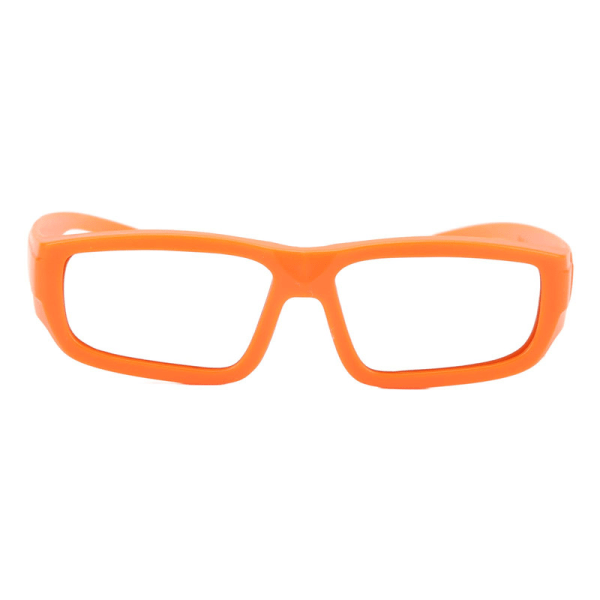 JFJC Solformørkelsesbriller Plaststel Sikker visning Ridsebestandige Solformørkelsesbriller til Solplet Observation Orange