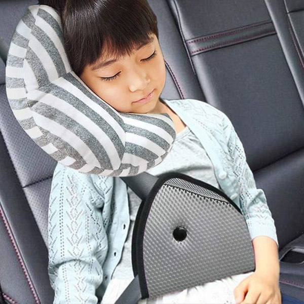 Children Car Neck Pillow,safety Belt Sleeping Headrest Pad