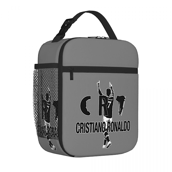 Cr7 Cristiano Ronaldo Isolert Matpose Termisk Veske Matbokser Termisk Matboks Mat Tote Bag For Kvinner Barn Reise 12