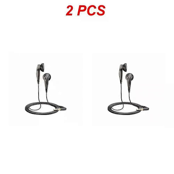 Heta Original Sennheiser MX375 Stereo Hörlurar Djup Bas 3.5mm Headset Sporthörlurar HD Upplösning HIFI Brusreducering Black 2pcs