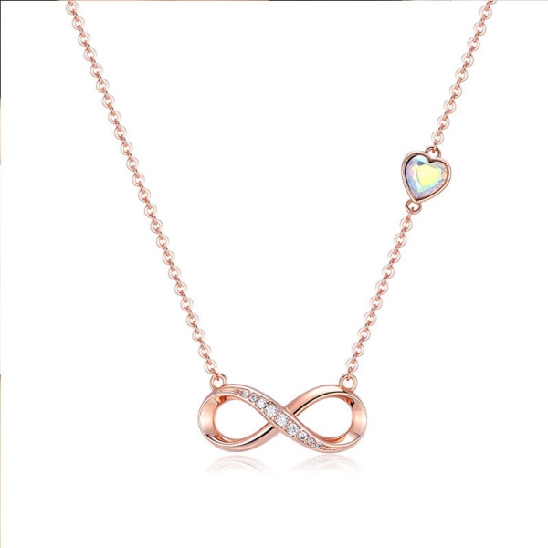 Hjärtsymbol berlockarmband för kvinnor Gold Necklace - Color