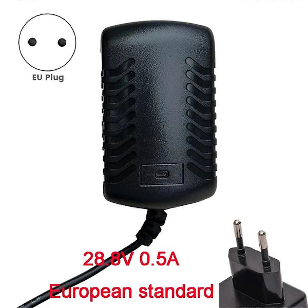 28.8V DC 500mA Europæisk Standard Oplader til Børne Elbiler Legetøj Børn Elbil Tilbehør EU Stik