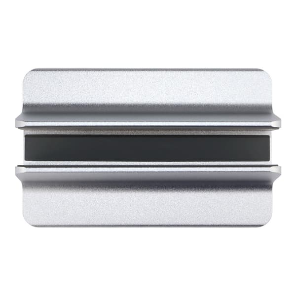 Vertikalt laptopställ, skrivbordsställ i aluminiumlegering, justerbar basstorlek.