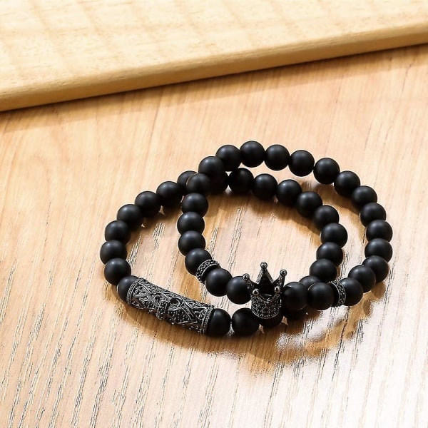 8 mm Onyx sten set Black