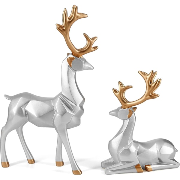 Reinsdyrpyntstatue, Reinsdyr Juledekorasjon, Hjortegaver til Kvinner, Mammagaver, Hjortedekorasjoner Egnet for Hjem, Kontor, Bibliotek