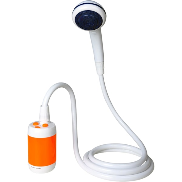 Bärbar dusch campingdusch utomhusdusch, inbyggt 4800mAh batteri, bärbar elektrisk laddningsdusch, pumpande vattenflödesdusch