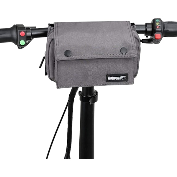 Ensfarvet Udendørs Sports Cykeltaske Scooter Taske Foldecykeltaske MTB Cykeltaske Holdbar Mountainbike (Farve: Grå)
