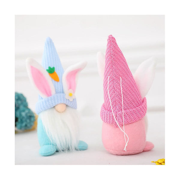 Påsk Gnomes Plysch 3 st, Bunny Gnome Påsk Knomes dekorationer As Shown