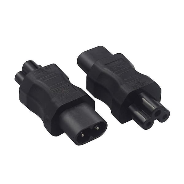 Kevyt uros-naarasadapteri C7 - C8 suora adapteri C8 - C13 / C8 - C15