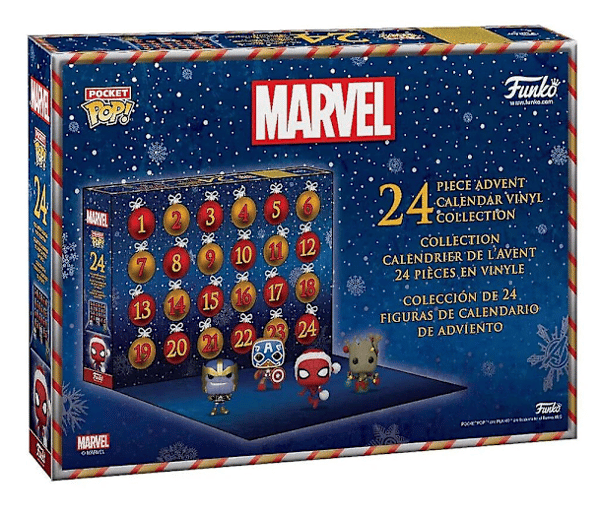 Adventskalender Julgåva Presentask - 24 minifigurer