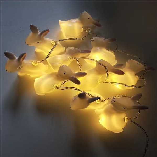 Lys 1,5 m 10 Led Lys Kanin Fe Lys Kanin Fe Lys