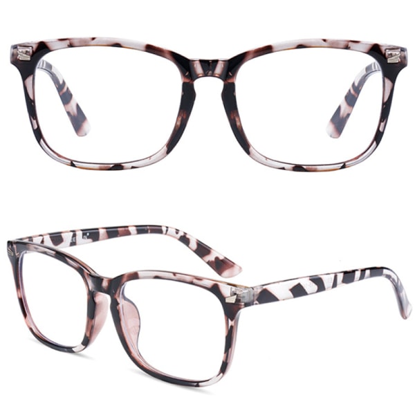 Datorglasögon Anti Blue Light Filter UV Block Glasögon Unisex Leopard 1 Pack