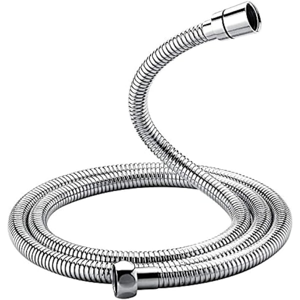 G851-20 Universell Dusjslange (G1/2 Tomme, 2M), Anti-Twist og Anti-Kink Dusjslange, Rustfritt Stål/Krom