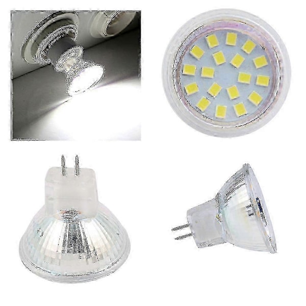 10 st Mr11 Glödlampor 3w/5w Ac/dc12v-24v Led Gu4 Bi-pin Sockel 5 w Warm white