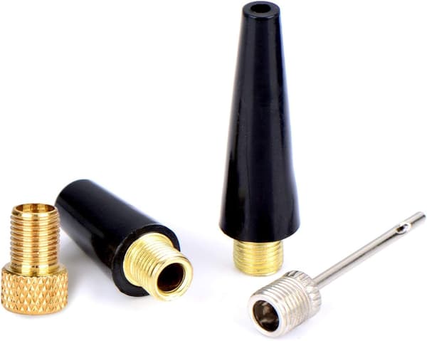4-pack Cykelpump Adapter Nålventil Kit Nålmunstycksadapter Kit