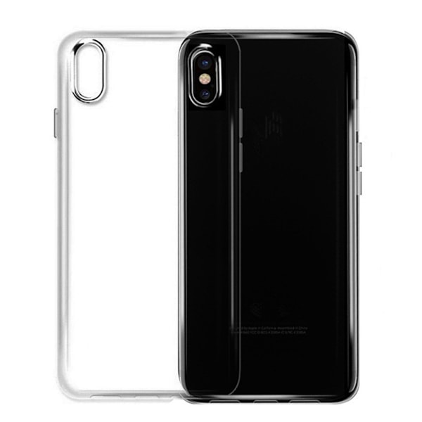Äkta Apple iPhone XS Stöttåligt Mobilskal, 100% Rundomskydd (Transparent)
