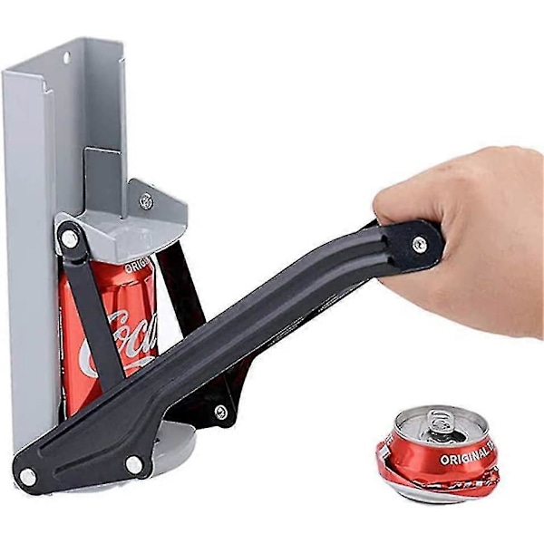 Burkkross och Flasköppnare - Kraftig 16 Oz 2-i-1 Aluminium Drickburk Kök Återvinningsverktyg För Återvinning av Öl- och Läskburkar, Förstöring av Läsk