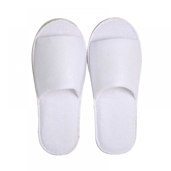 15 pairs of open toe spa slippers