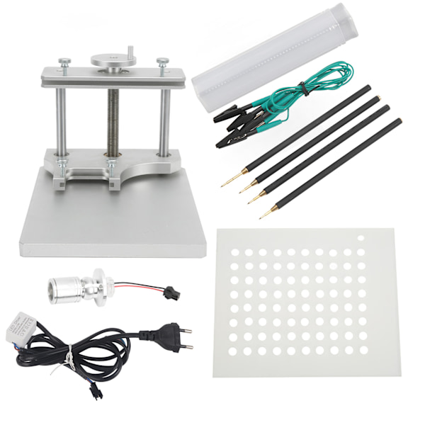 ECU Programming LED Frame with 4 Probe Pens Set for BDM100 Programmer 100‑240V