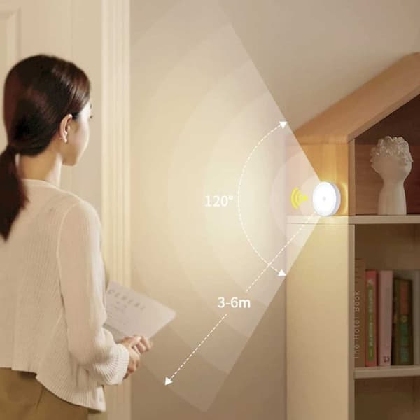 Trådløs lampe med bevegelsessensor – Oppladbar LED