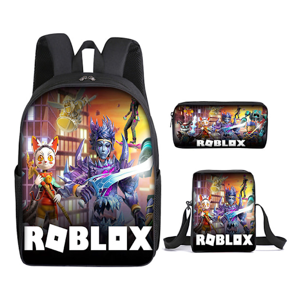 Roblox skoletaske tre-delt sæt Roblox spilrygsæk
