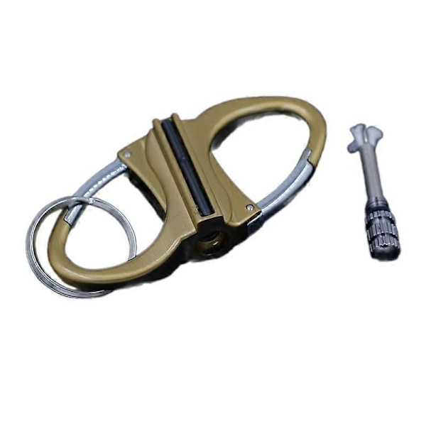 Permanent Match Infinity Lighter med nøglering, Den evige lighter, Nød-ildstarter sæt Silver