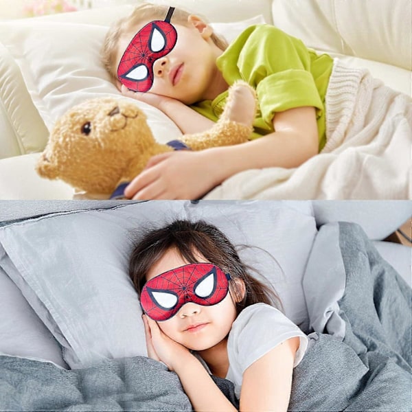 2 stk. sovemaske, sovebind for reise, nattmaske, 3D søte sovemasker, nattmaske, egnet for barns søvn