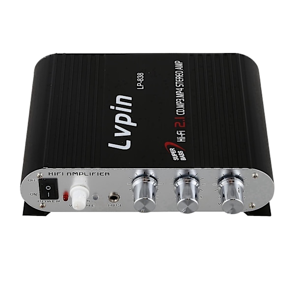 Lvpin 12v 200w Mini Hi-fi Stereo Forstærker Mp3 Bilradio Kanaler 2 Hus Super Bas-dwdz
