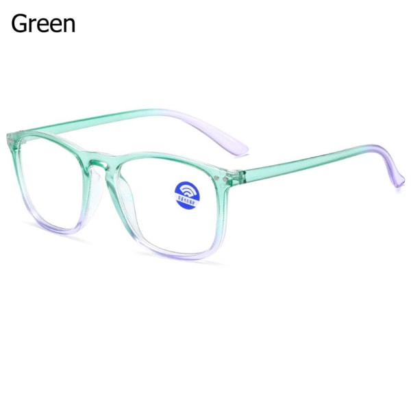 Mode vintage oversized anti blå lys briller green