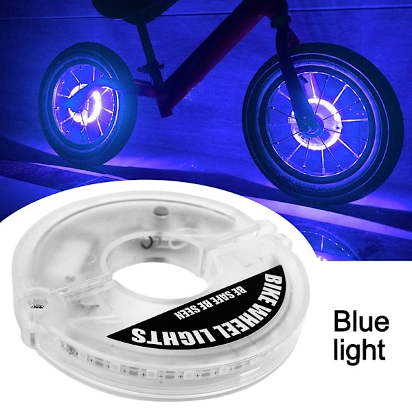 22 Led Flash Eikelys Intelligent Induksjon Sykkelhjul Lys USB Oppladbart Balanse Bil Trommelys Dekk Ventil Lampe Blue